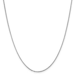 Gold Classics(tm) 1.15mm. 14k White Gold Solid Rolo Necklace