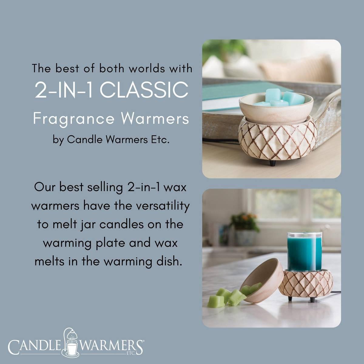 Candle Warmers Etc. Lattice 2-in-1 Wax Warmer