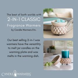 Candle Warmers Etc. Lattice 2-in-1 Wax Warmer