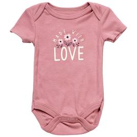 Baby Girl (NB-9M) baby views(R) Made with Love Flower Bodysuit