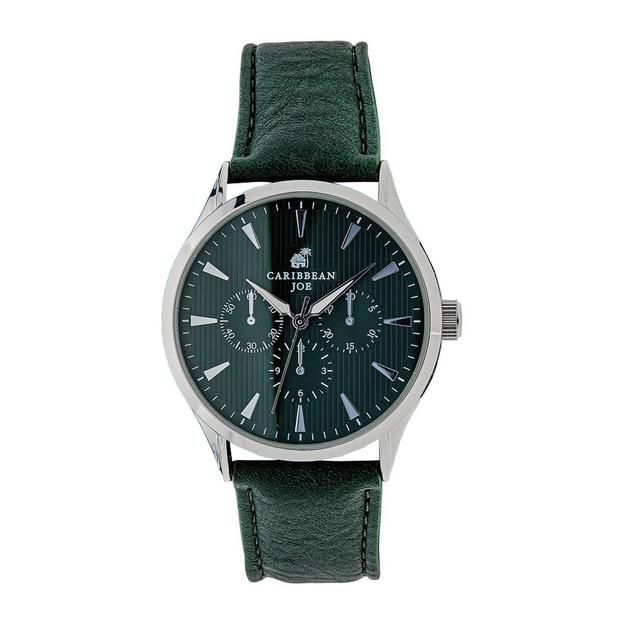 Mens Caribbean Joe Stripe Dial Chronograph Watch - CJ7148SL