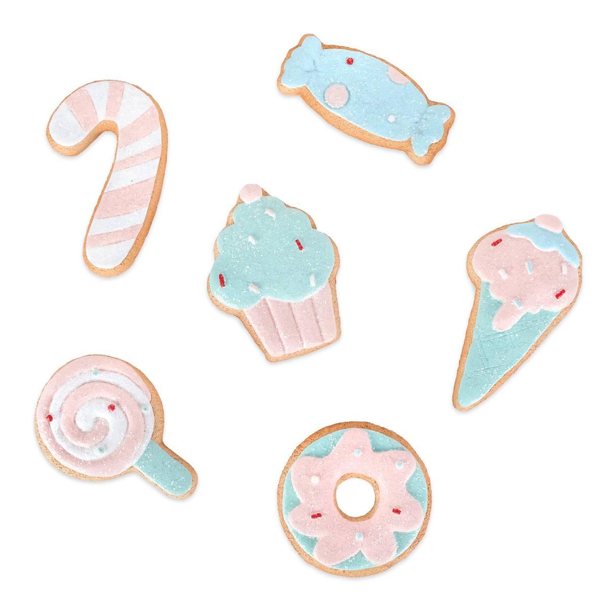 National Tree 8in. Pastel Gingerbread Ornaments