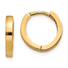 Gold Classics(tm) 14kt. Gold Hinged Hoop Earrings