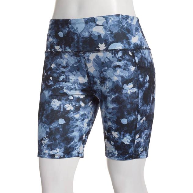 Womens Starting Point® Transparent Leaves Bike Shorts