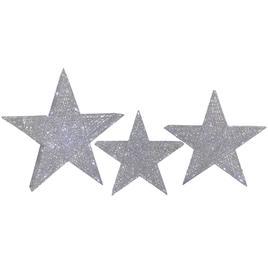 Northlight Seasonal LED Stars Outdoor Christmas Decor - Set of 3