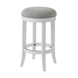New Ridge Home Goods Avery Counter-Height Barstool - White