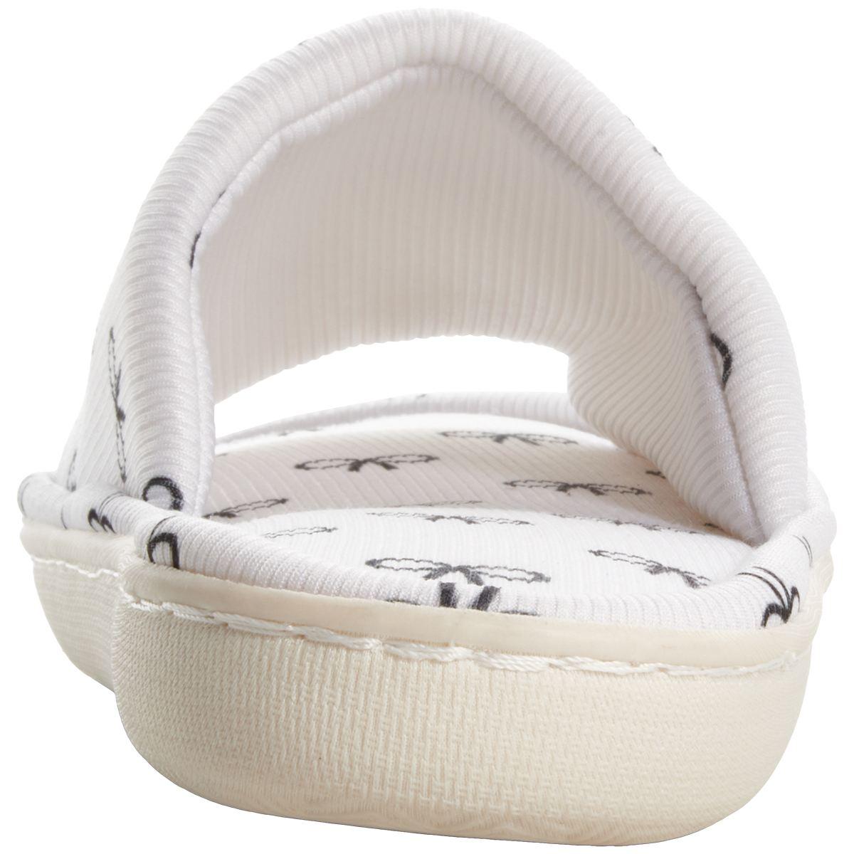 Womens Ella & Joy Bow Slide Slippers