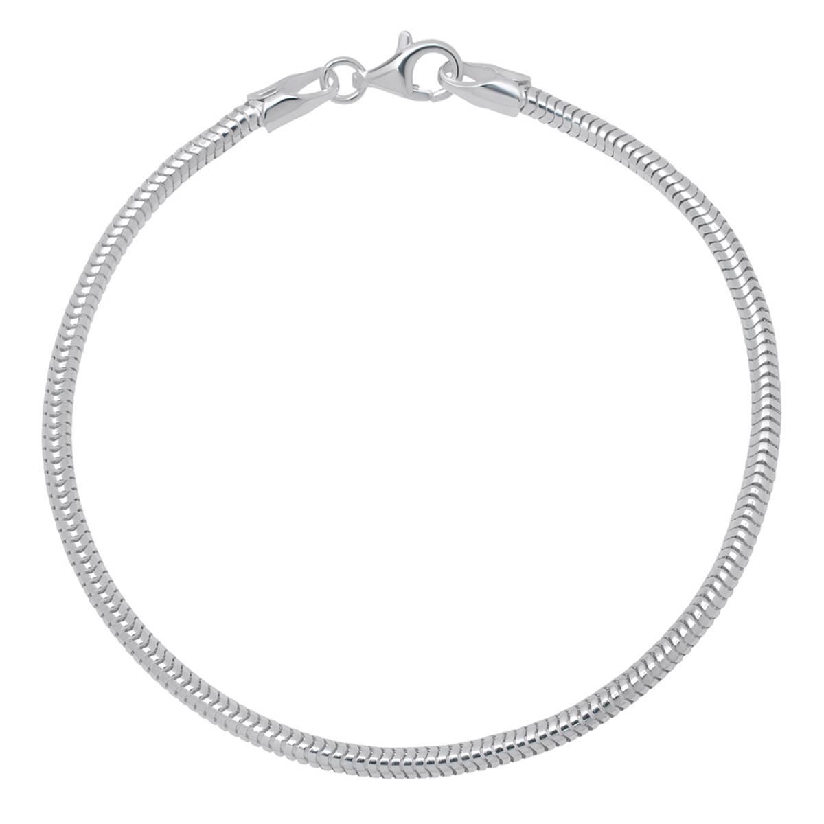 Sterling Silver Real Snake Chain Bracelet