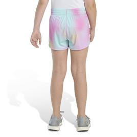Girls (7-16) adidas® Ombre Dot Emblem No Side Seam Shorts