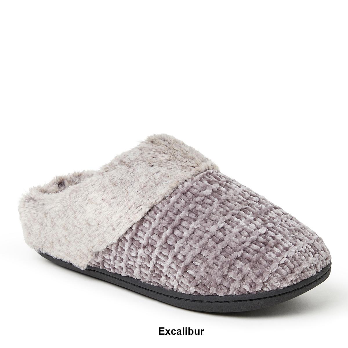 Womens Dearfoams® Cani Chenille Clog Slippers