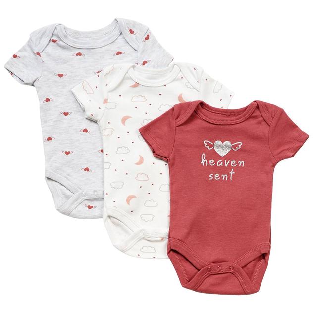 Baby Girl (NB-9M) baby views® 3pk. Heaven Sent Bodysuits