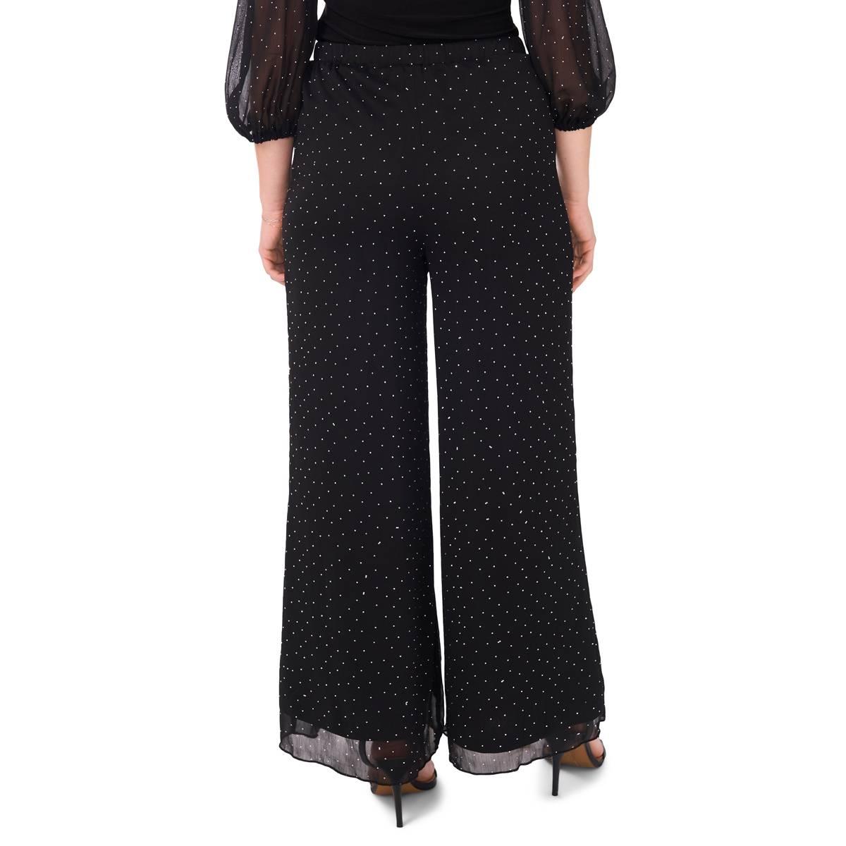 Womens MSK Rhinestone Palazzo Pants