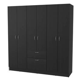 FM FURNITURE Guajira Two-Tone Six Door Armoire