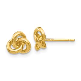 Gold Classics(tm) 14k Trinity Knot Stud Earrings