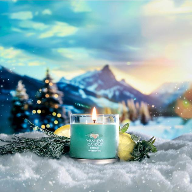 Yankee Candle® Signature 4.3oz. Holiday Winterfest Tumbler Candle
