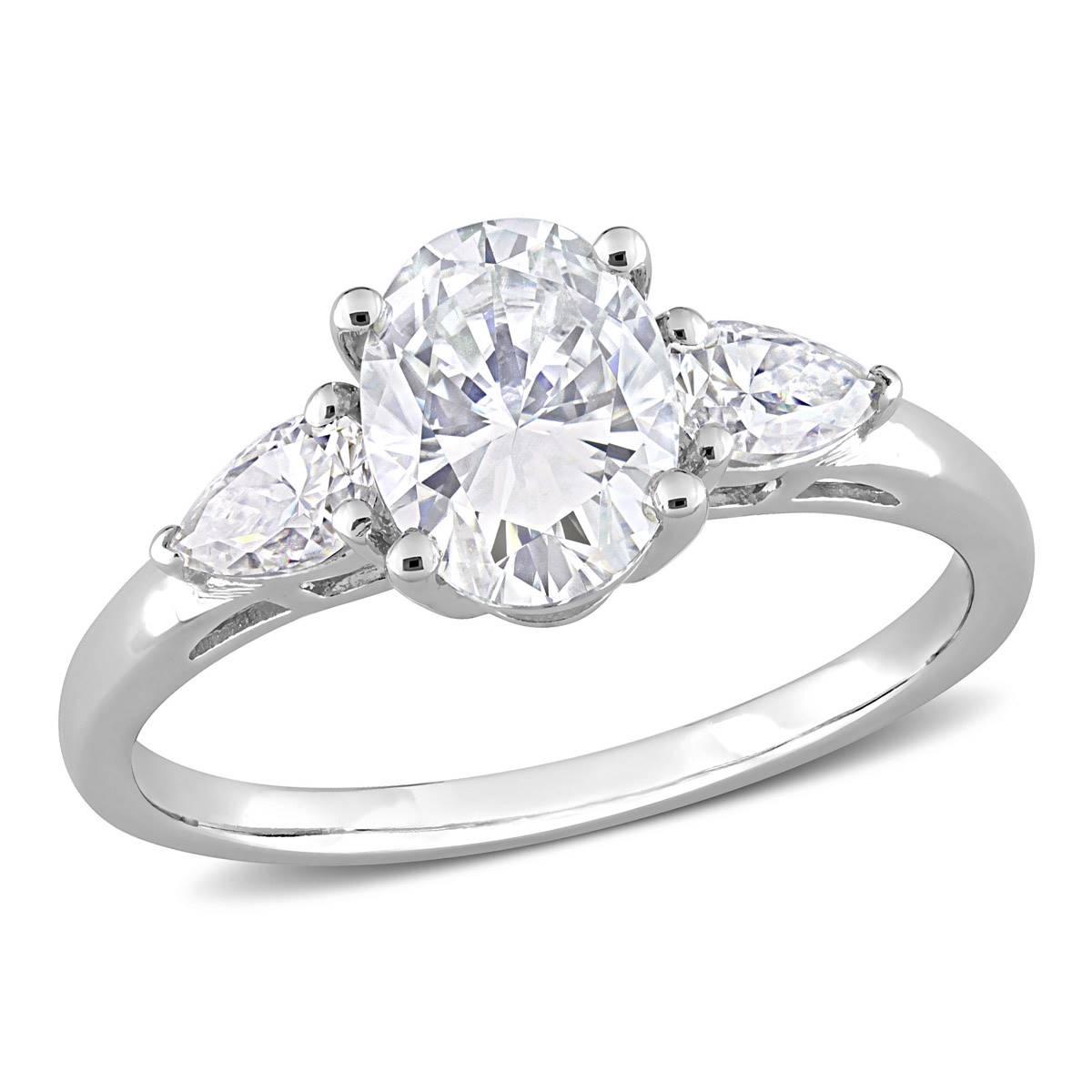 Gemstone Classics(tm) 1 3/4kt. Dew Moissanite Engagement Ring