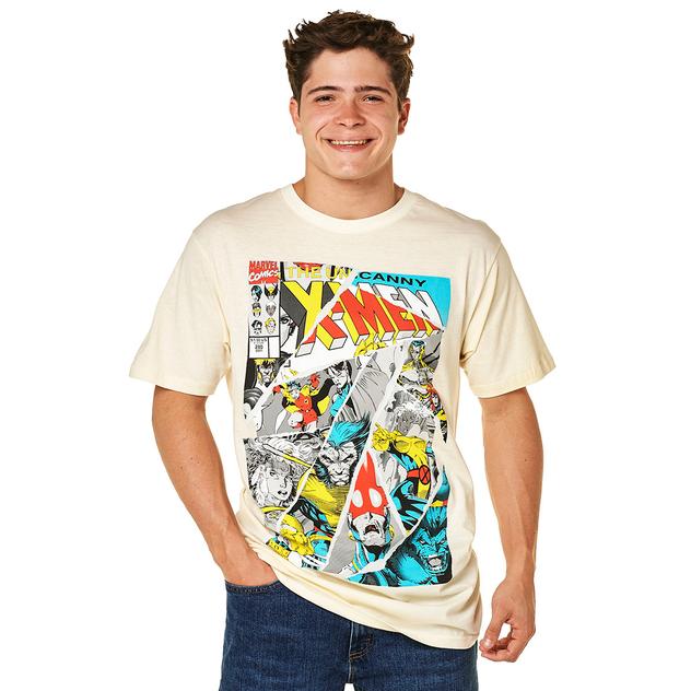 Young Mens Marvel X-Men Torn Graphic Tee