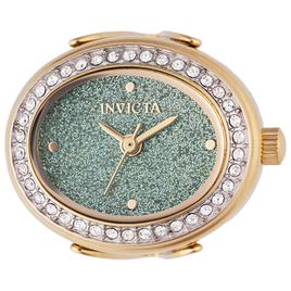 Womens Invicta Green Dial Quartz Mini Ring Watch - 49602