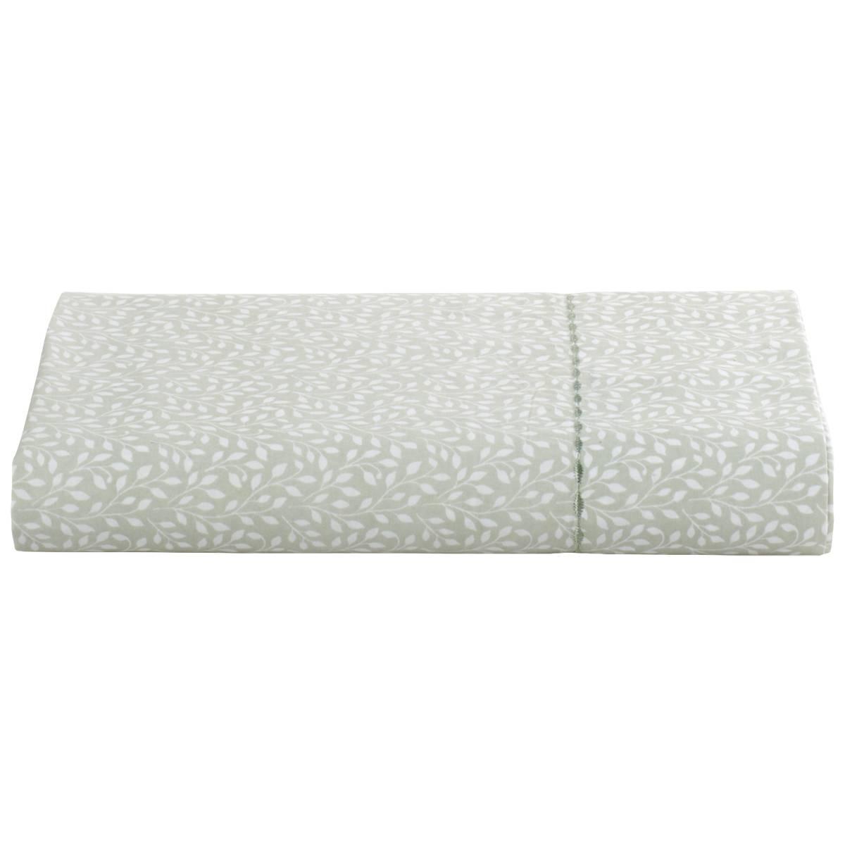 Sabrina Soto 200 Thread Count Cotton Leaf Print Sheet Set w/  Hem