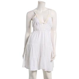 Juniors Angie Lace Trim Keyhole Skater Dress