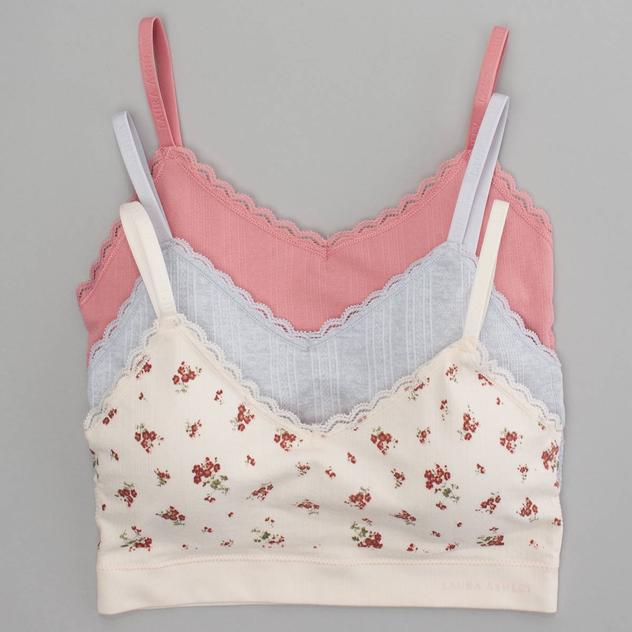 Womens Laura Ashley® 3pk. Seamless Comfort Bras - LS1628-3PKS