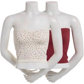 Juniors Pink Rose 2pk. Seamless Tube Top with Lace Trim