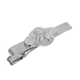 Symbols of Faith Silver-Tone Angel Tie Money Clip