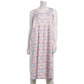 Womens White Orchid Cloud Knit Babydoll Floral Nightgown