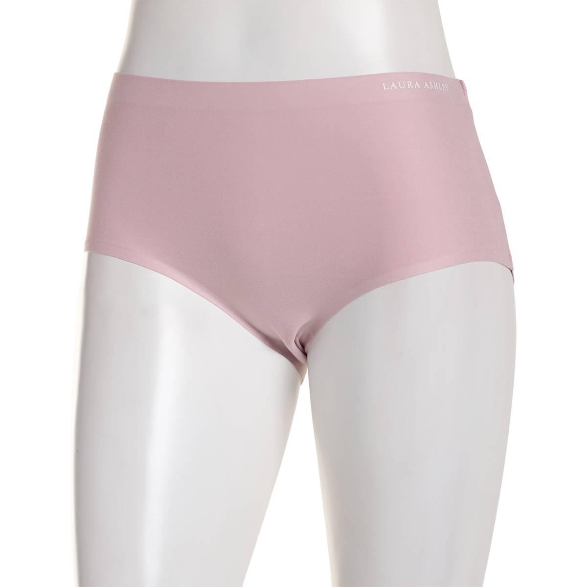Womens Laura Ashley(R) Single Laser Brief Panties - LS4063FN