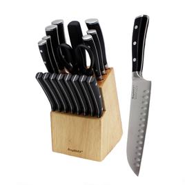 BergHOFF Essentials 16pc. Kitchen Knife Set & Wood Dowel Block