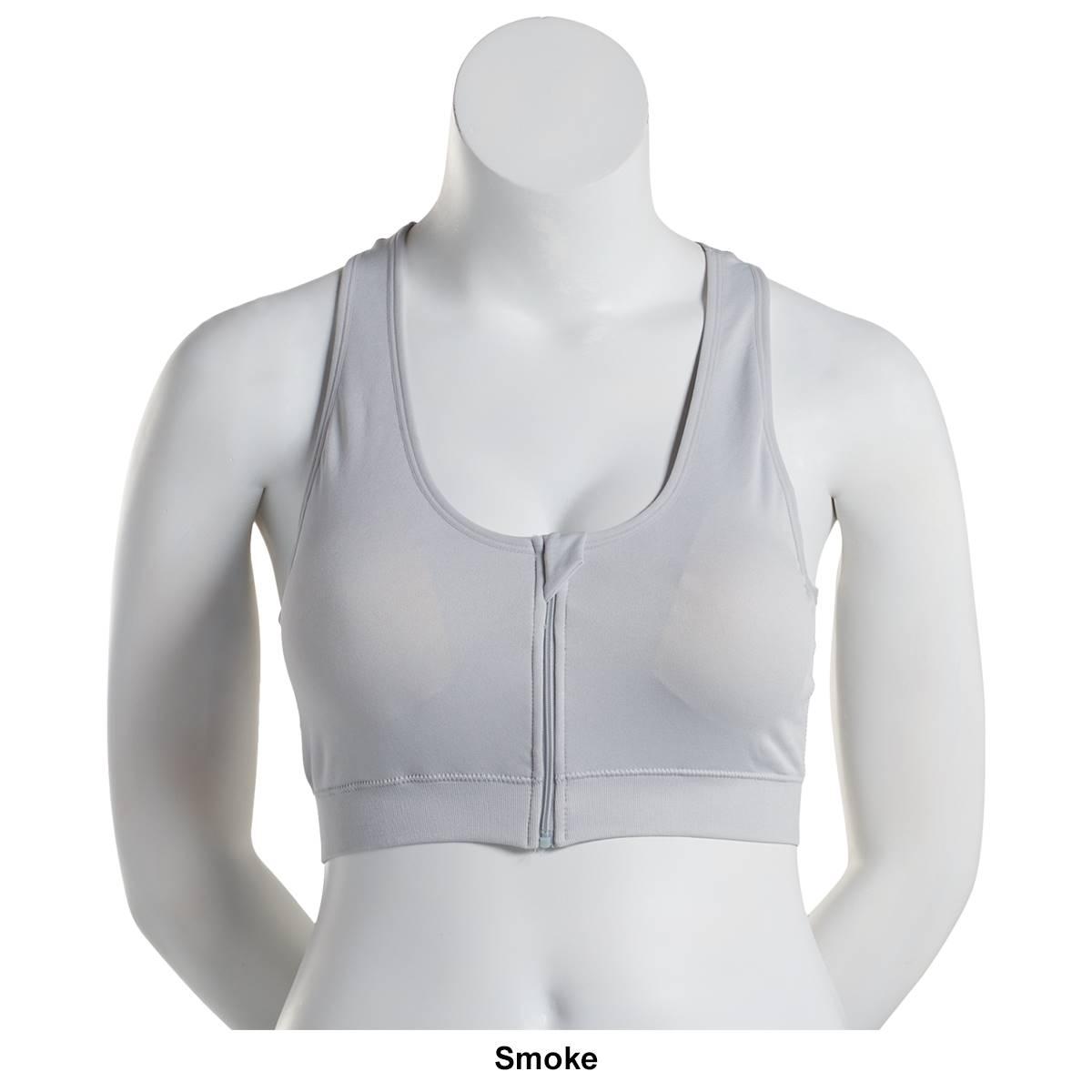 Womens Shadow Sport Seamless Zip Front Sports Bra