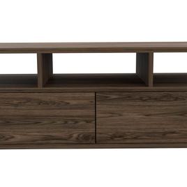 FM FURNITURE Hamburg Dark Walnut TV Stand