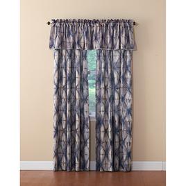 Keenan Ikat Print Room Darkening Pole Top Curtain Panel