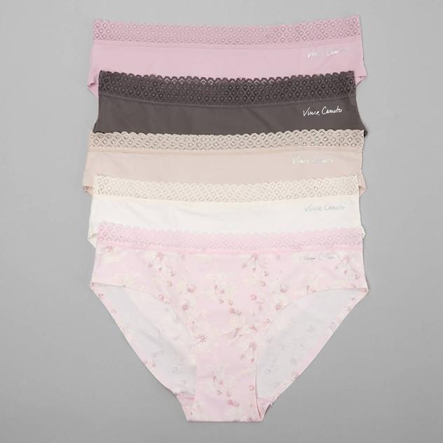 Womens Vince Camuto 5pk. Geo Lace Hipster Panties VC18389B5