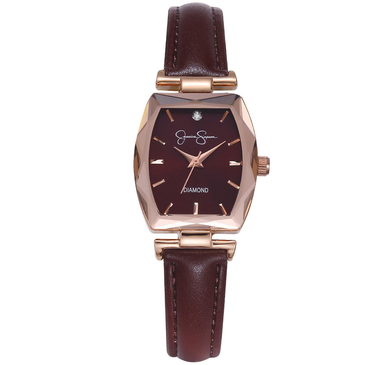 Womens Jessica Simpson 24mm Rose Gold-Tone Watch - JSD0006RG
