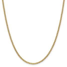 Gold Classics(tm) 2.40mm. Semi-Solid Anchor Chain Necklace