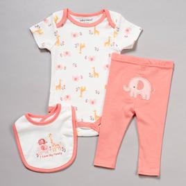 Baby Girl (NB-9M) baby views® 3pc. Family Bodysuit Set