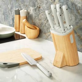 BergHOFF Spirit Stainless Steel 7pc. Knife Block Set