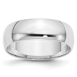 Endless Affection(tm) White Gold 6mm Wedding Band