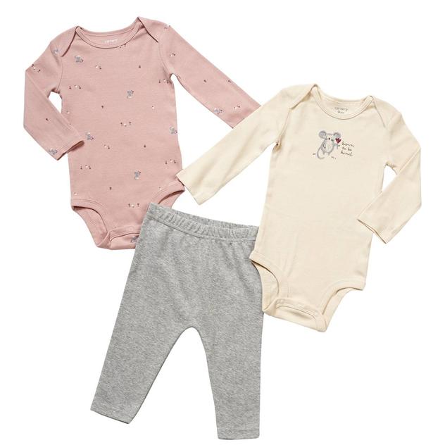 Baby Girl (0-24M) Carter's® Mouse Born to be Kind Leggings Set