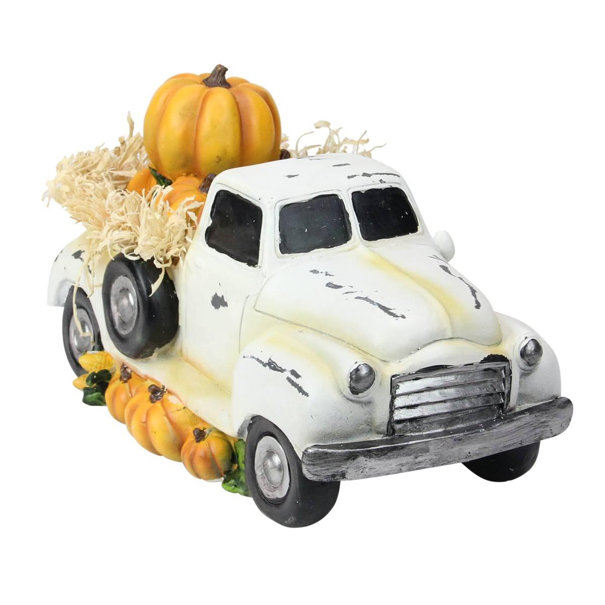 Northlight Seasonal 11.25in. Truck Full of Pumpkins Figure