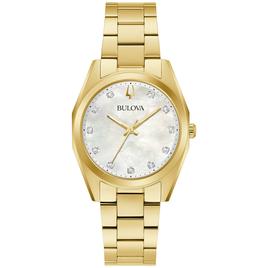 Womens Bulova Surveyor Gold-Tone Bracelet  Watch - 97P172