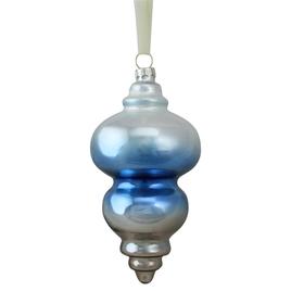 Northlight Seasonal 6in. Hanging Glass Finial Christmas Ornament