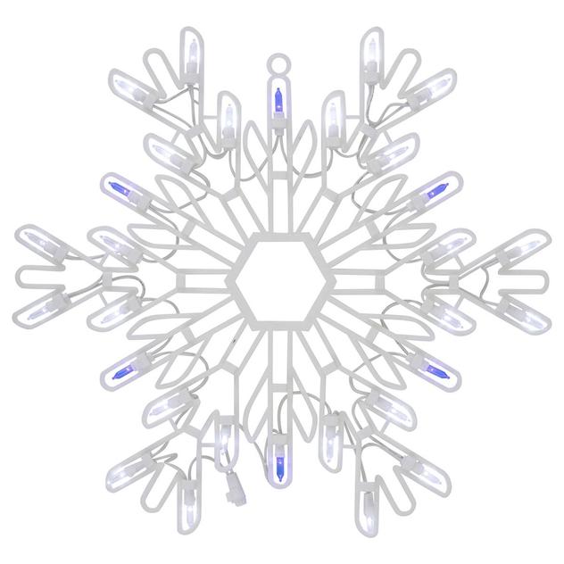 Northlight 16in. LED Snowflake Christmas Window Décor