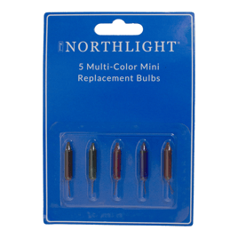 Northlight 5pc. Multi-Color Mini Christmas Replacement Bulbs