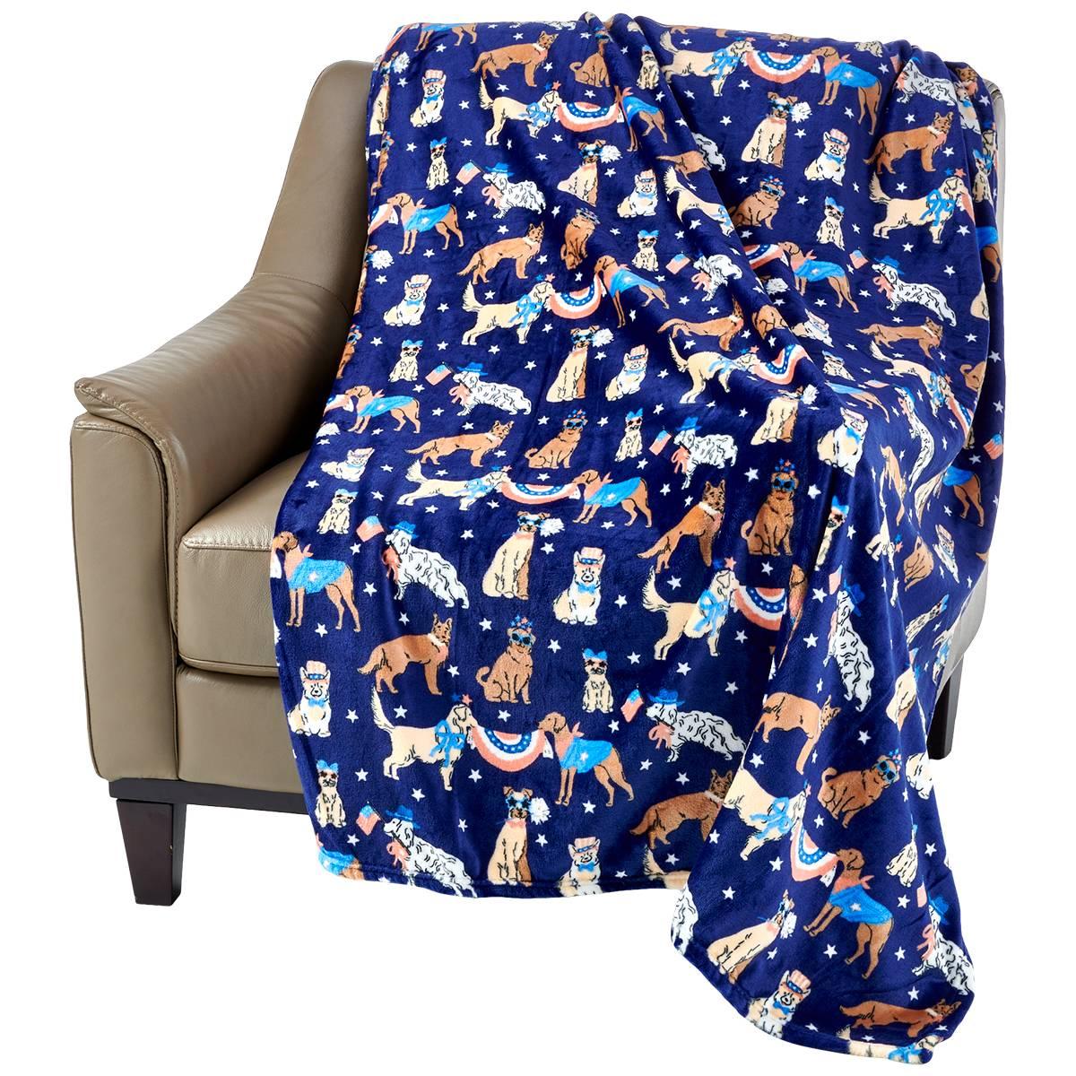 Americana Dog Throw