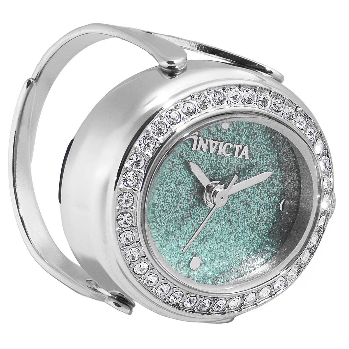 Womens Invicta Green Dial Mini Ring Watch - 49597