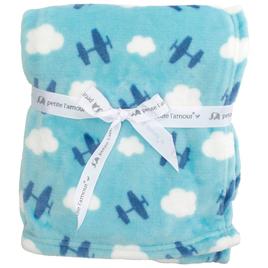 Petite L''Amour(R) Airplane Clouds Blanket