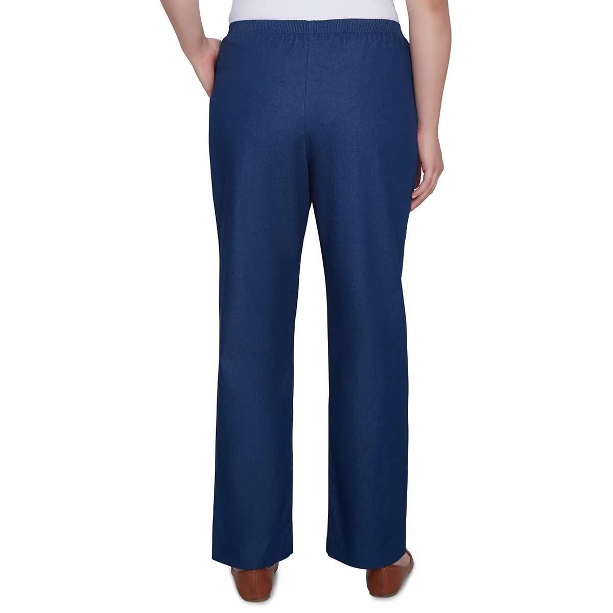 Womens Alfred Dunner Classics Denim Casual Pants - Short