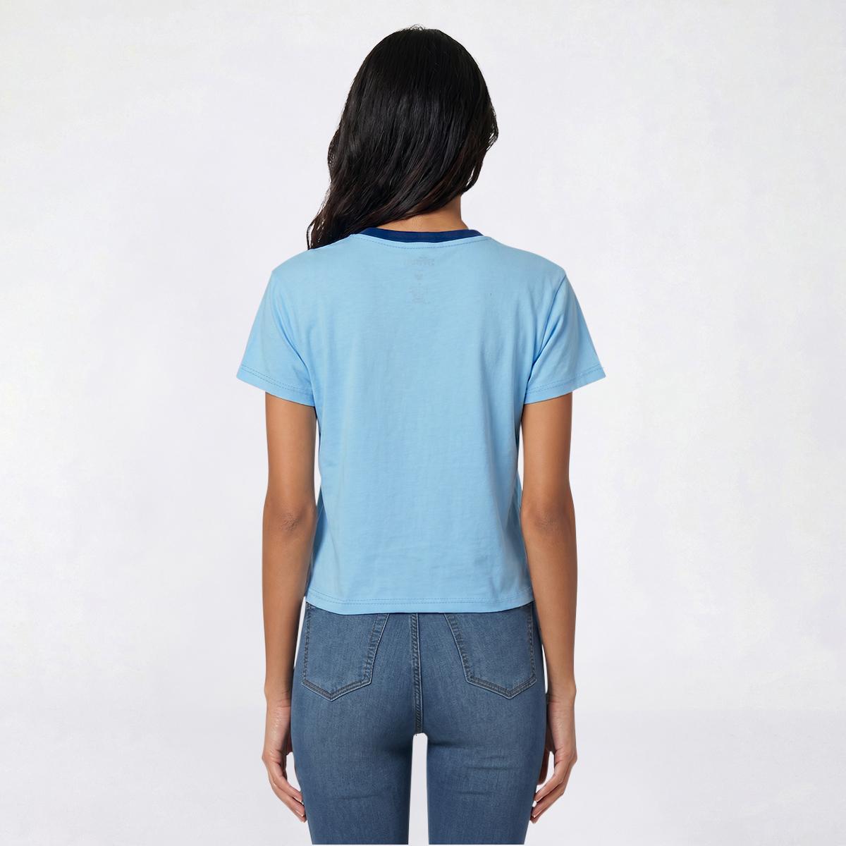 Juniors Freeze Stitch 02 Contrast Skimmer Tee